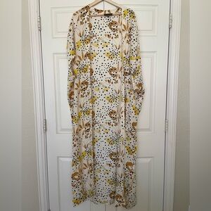 Anthropologie floral duster!